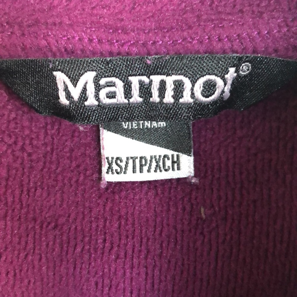 Marmot Womens Sirona Fleece Zip Up Hoodie in Nightshade/Plum - Picture 7 of 11